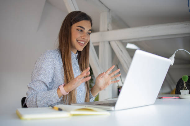 istock Woman working from home 1460384654