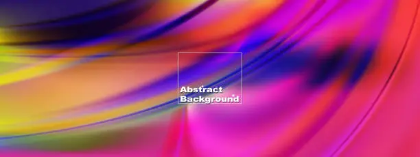 Vector illustration of Abstract background of paint in multi colorful effects