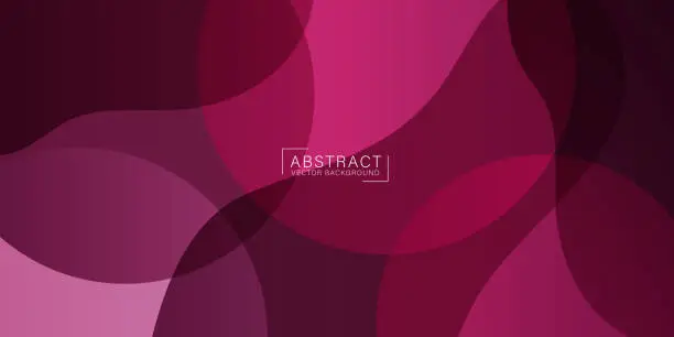 Vector illustration of Circle abstract background