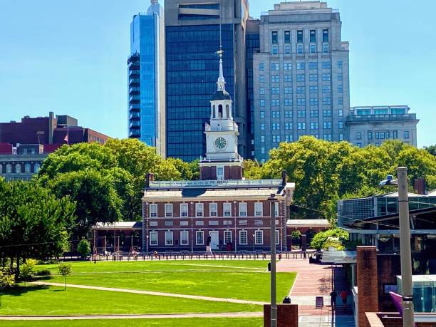 Independence Hall, 2021 Independence Hall, Philadelphia, Pennsylvania independence hall stock pictures, royalty-free photos & images