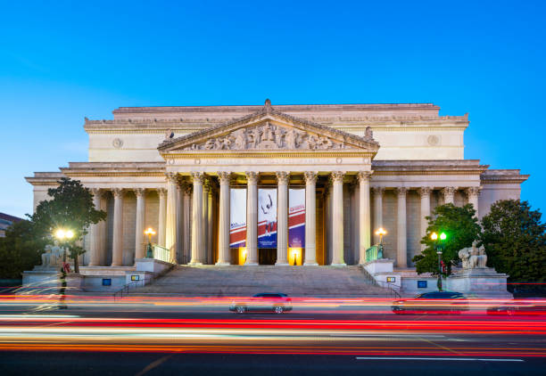 National Archives building in Washington DC