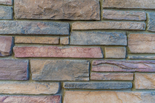 istock Vintage Brick wall in city downtown - Background concept 1460396364