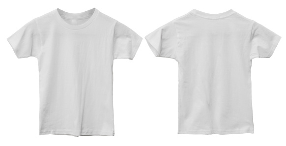 Front of a clean Black T-Shirt, wrinkled on the bottom for texture, add your own Logo, Graphics or Words. Clipping Path. Single shirt - about 10\