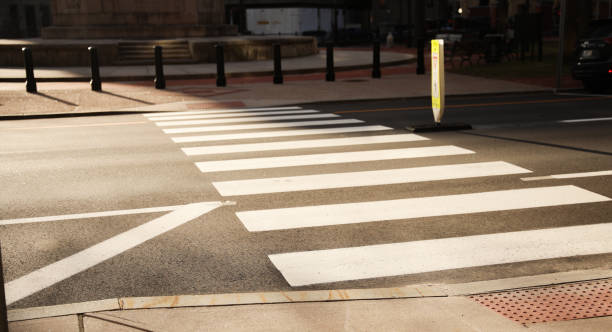 Crosswalks of life city streets and asphalt roads Crosswalks of life city streets and asphalt roads crosswalk stock pictures, royalty-free photos & images