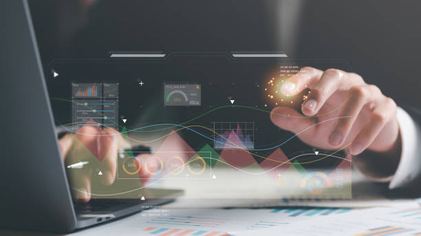 istock Business people read business statistics chart reports, to analyze and improve corporate strategy, manage financial and marketing documents, update annual budget accounts, company growth data. 1460419711