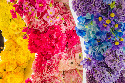 Bouquet of flowers of different colors