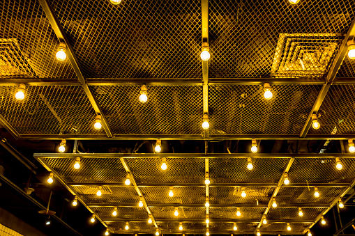 Lighting on the ceiling