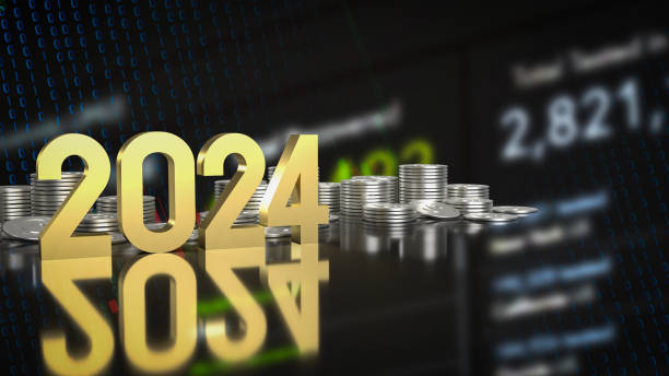 istock The gold number 2024 for new year concept 3d rendering. 1460441024
