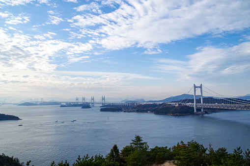 Great Seto Bridge seen from Washuzan observatory