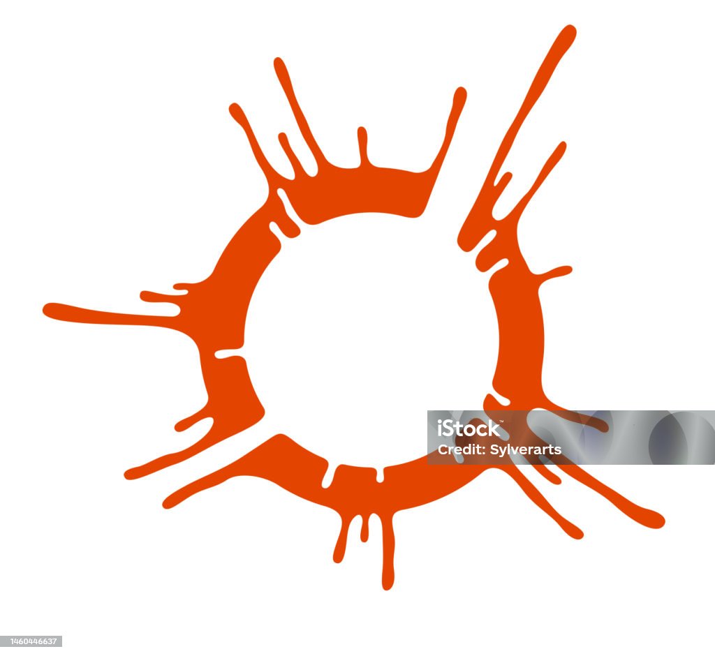 Blup Vector Circle Design With Liquid Melting Style Shapes Vector Design Isolated ...