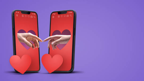 online dating app on smartphone - 網路約會 個照片及圖片檔