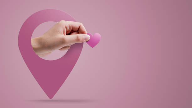 istock Online dating and friendship app 1460448191