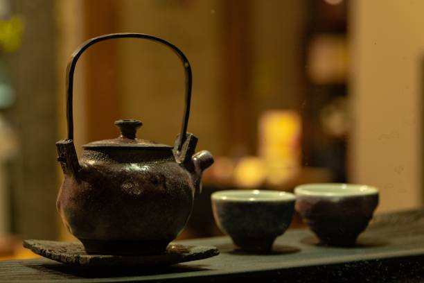 istock Closeup shot of tea ceremony on a blurred background 1460449869