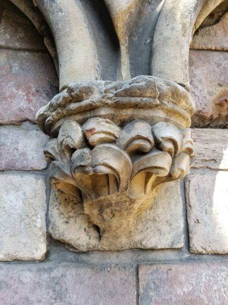 istock Closeup shot of a stone building structure 1460456260