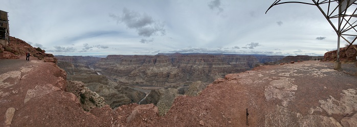 A beautiful view of the Grand canyon in the USA