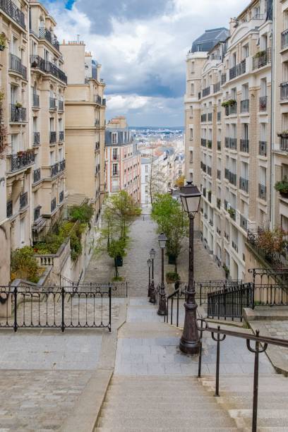 istock Paris, romantic staircase in Montmartre 1460465568