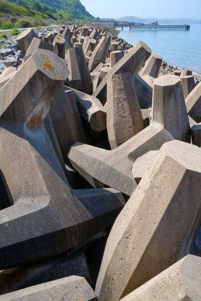 istock coastline sea defense concrete groynes 1460465594