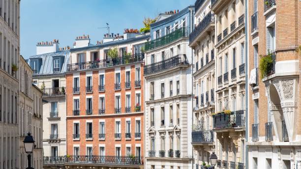 istock Paris, typical facades in Montmartre 1460465640