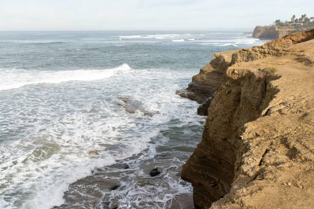 istock Sea captured from the edge of a cliff 1460467796