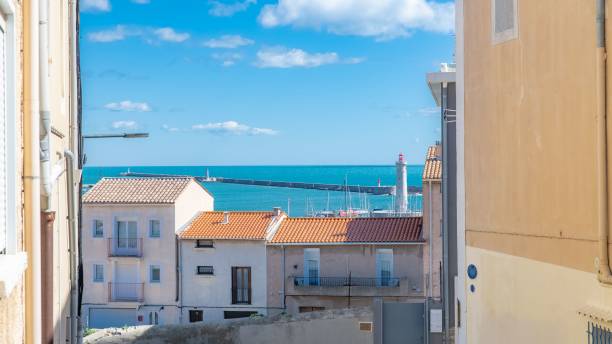 istock Sete in France, typical colorful facades 1460468221