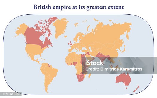istock The British empire at its peak 1460481083