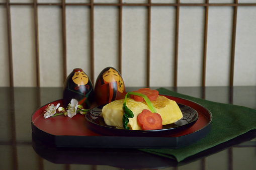 image for doll festival with Sushi Plate/Studio Shot