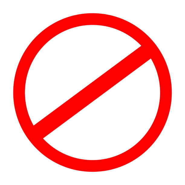赤い標識アイコンを停止し、入力しないでください。警告停止標識 – ストックベクター画像 - what to do点のイラスト素材／クリップアート素材／マンガ素材／アイコン素材