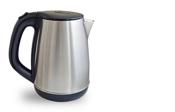 istock Metal electric kettle on a white background 1460500214