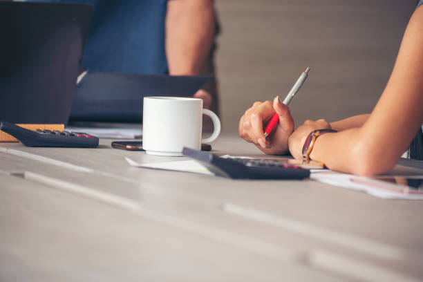 istock Business strategy team report chart, graph, infographic data analyze financial report plan. Hands team partner planning marketing finance statistics sale report with excel spreadsheet accountting 1460507706