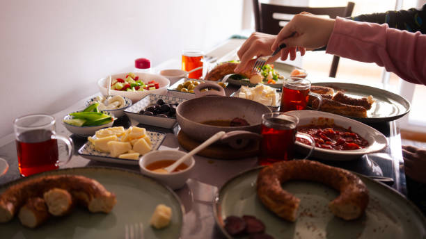 istock breakfast table at morning focus on foreground horizontal still 1460515642