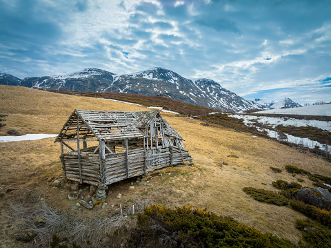 Trappers hut in the Hornsund, Spitzbergen