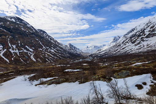 Jotunheimen is a mountain area in Eastern Norway. The mountain range is Norway's most popular national park and includes Norway's two highest mountains