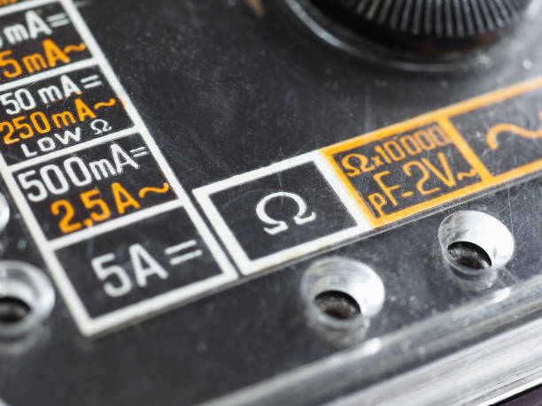 istock electrical symbol on vintage analog multimeter 1460517820