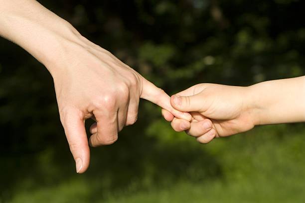istock hand of mater and child 146052040
