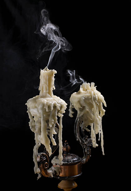 candles candles melting wax stock pictures, royalty-free photos & images