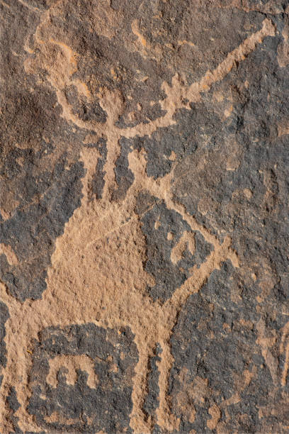 istock Rock carvings in Saudi Arabia 1460524304