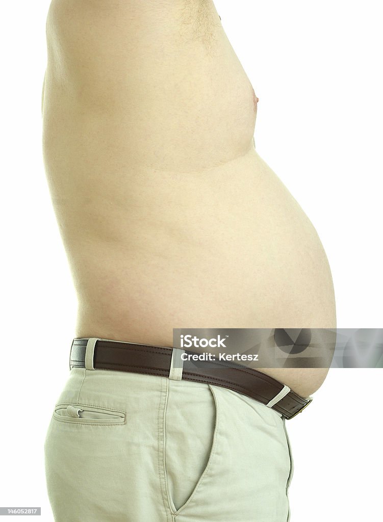 Maschio l'obesità - Foto stock royalty-free di Torso umano