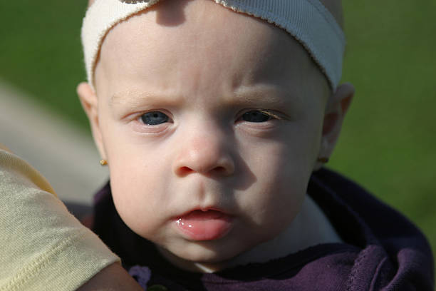 istock Blue Eyes infant little girl 146053083