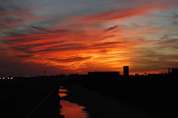 istock Sunset in Galveston 146053279