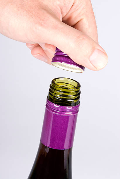 istock Opening Bottle of Red Wine with a Screwcap 146053330