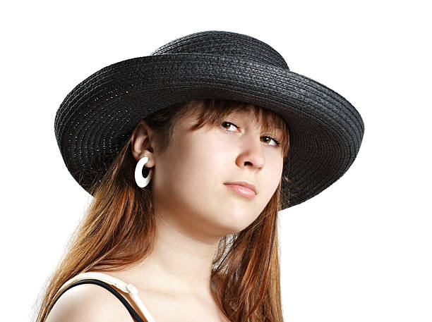 istock young teen with black hat 146053360