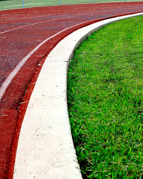 Grass Infield Track 340+ Paint Running Track Sports Track Concrete Stock Photos, Pictures ...