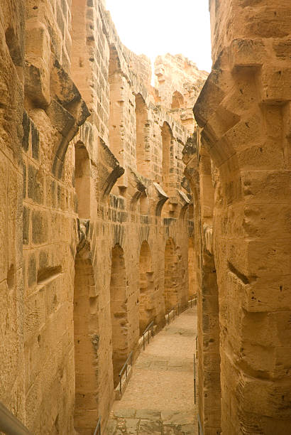 istock Inside the ruins of El Djem Coliseum 146054181
