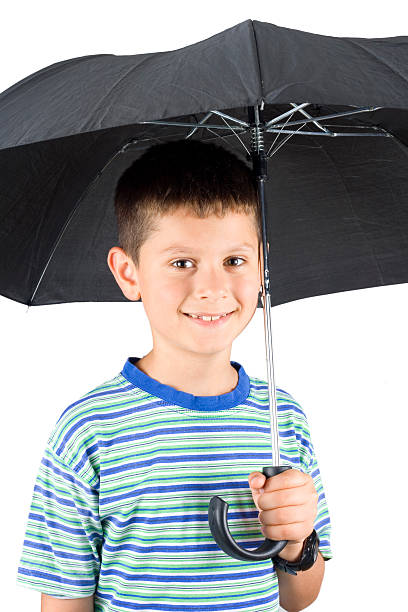 istock Young male under an umbrella 146054326