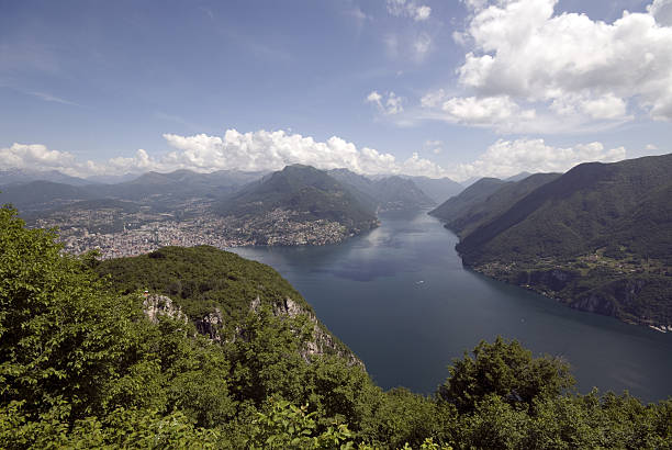 Lugano stock photo