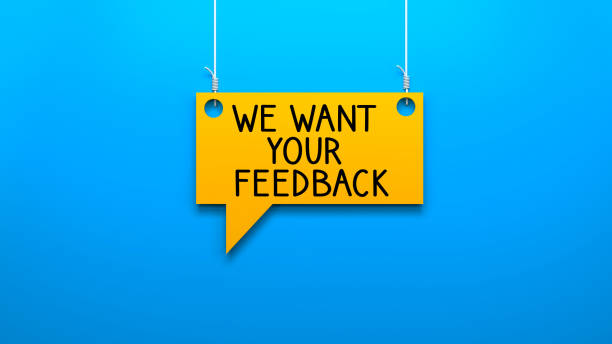 istock Hanging bubble and we want your feedback 1460546833