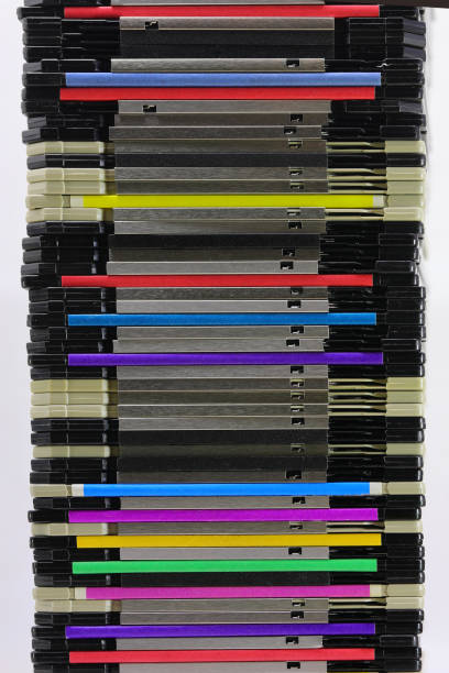 istock stack of old magnetic floppy disks used to save data from the first personal computers 1460547046