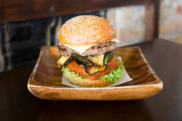 istock Authentic top quality American cheese Burger 1460547470