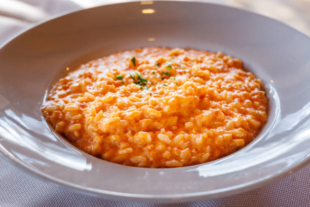 istock Risotto with scampi cream 1460550047