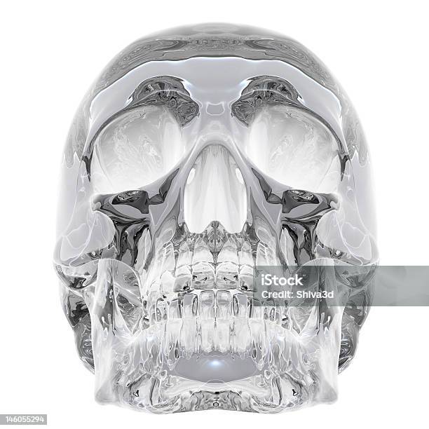 Crystal Skull Stock Photo - Download Image Now - Crystal, Crystal Glassware, Drinking Glass